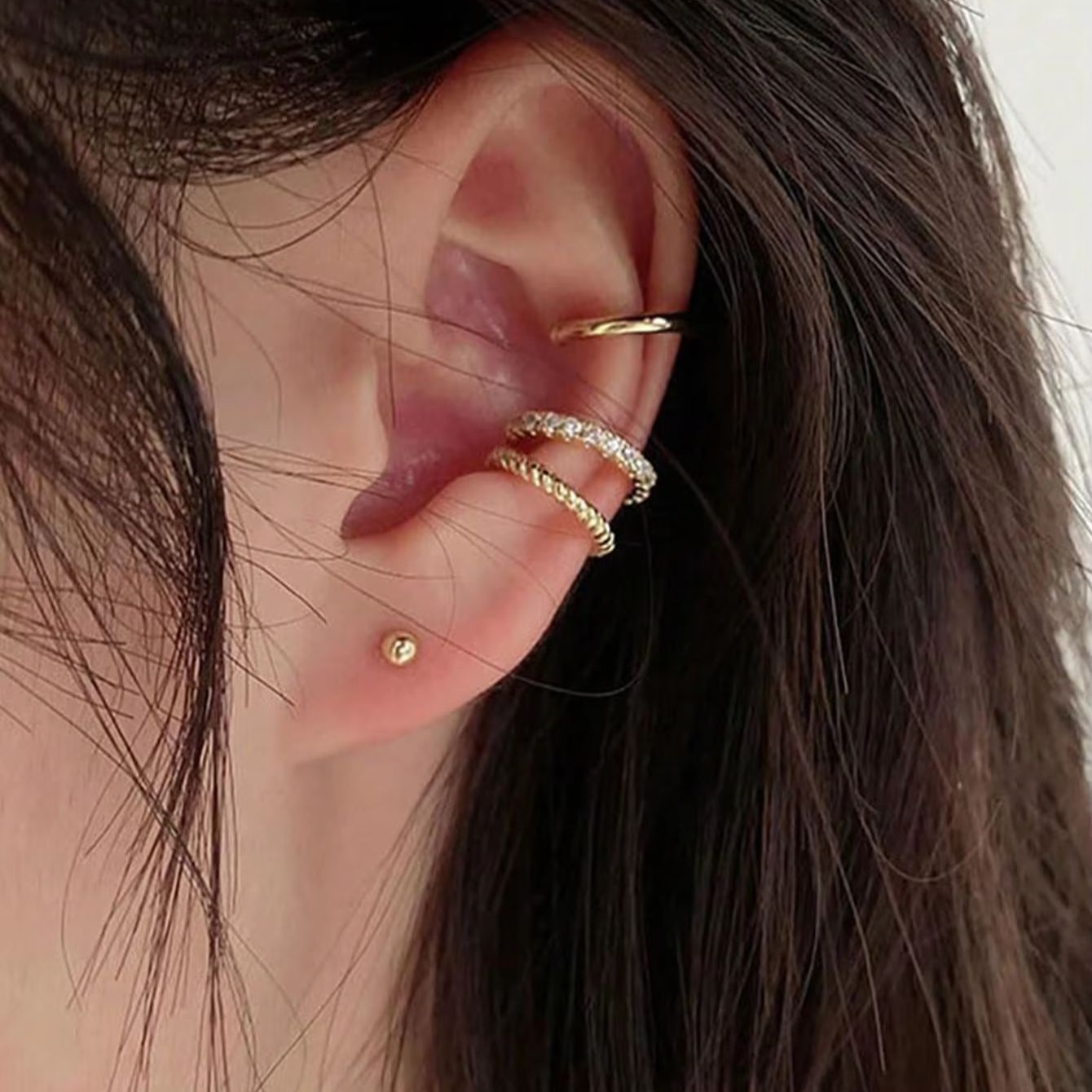 3 шт. серьг-каффов для женщин, – обзор и цена Body Jewelry Hypoallergenic