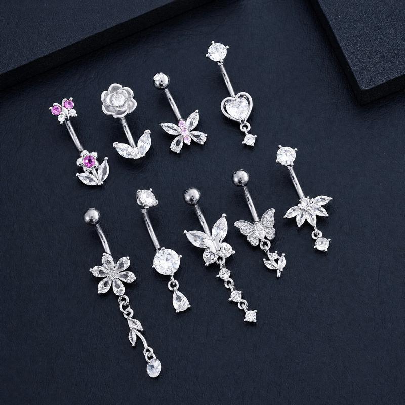 1 шт. Украшение для пупка с ци – обзор и цена Body Jewelry Hypoallergenic