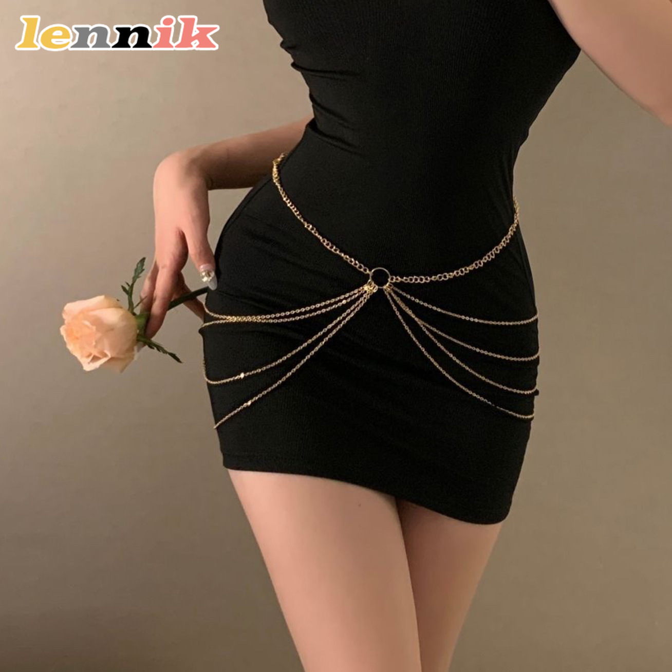 LENNIK Металлическая многослой – обзор и цена Body Jewelry For Sale