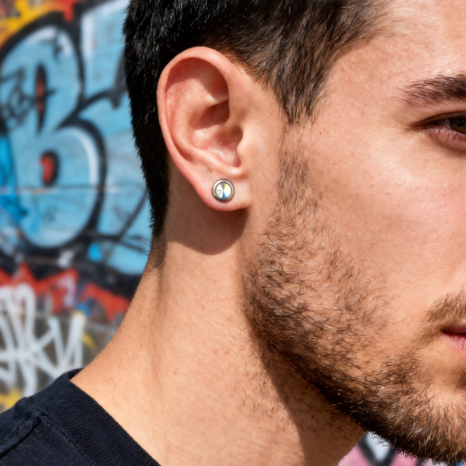 Мужские магнитные серьги-гвозд – обзор и цена Body Jewelry Hypoallergenic