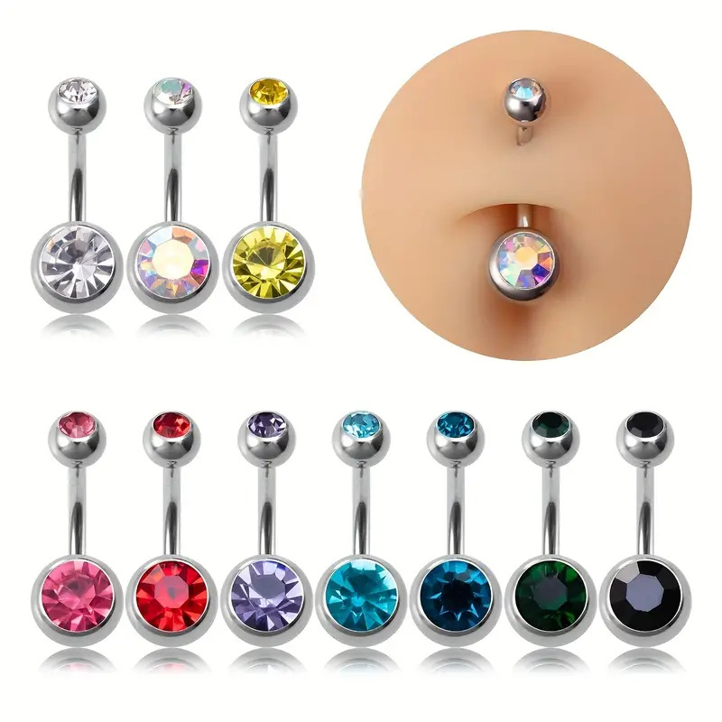 5/10/20 шт., циркон, 14 г, пар – обзор и цена Belly Bar Titanium