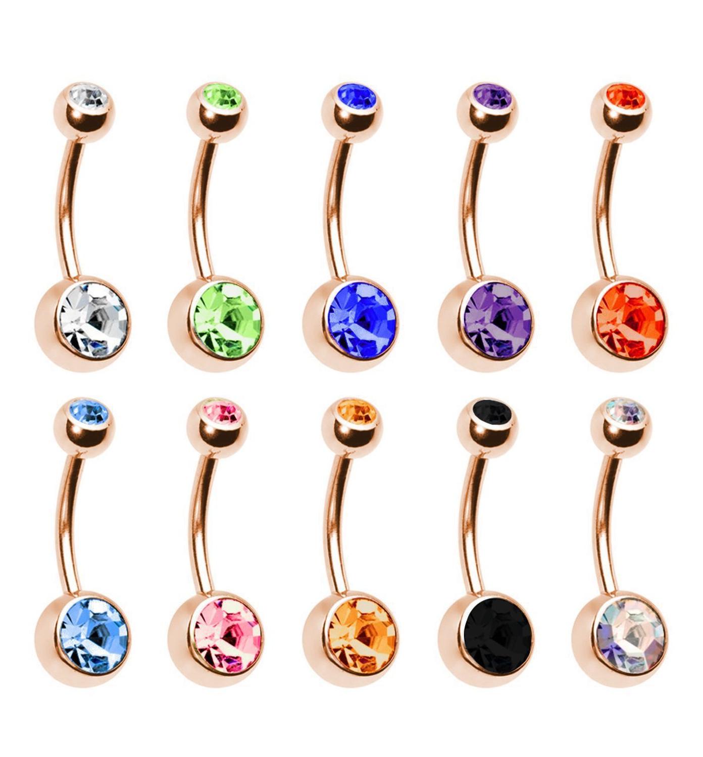 5/10/20 шт., циркон, 14 г, пар – обзор и цена Belly Bar Titanium