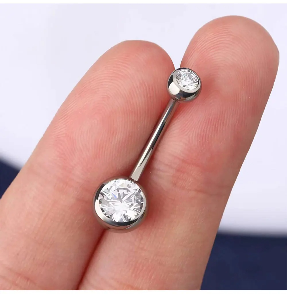 Женские кольца для пирсинга пу – обзор и цена Belly Bar Titanium