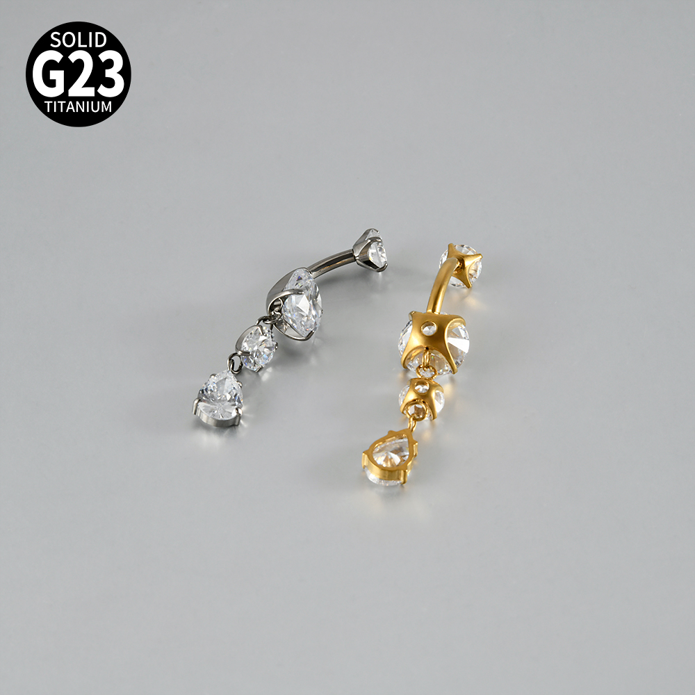 1 шт., титановый цветок/бабочк – обзор и цена Belly Bar Titanium