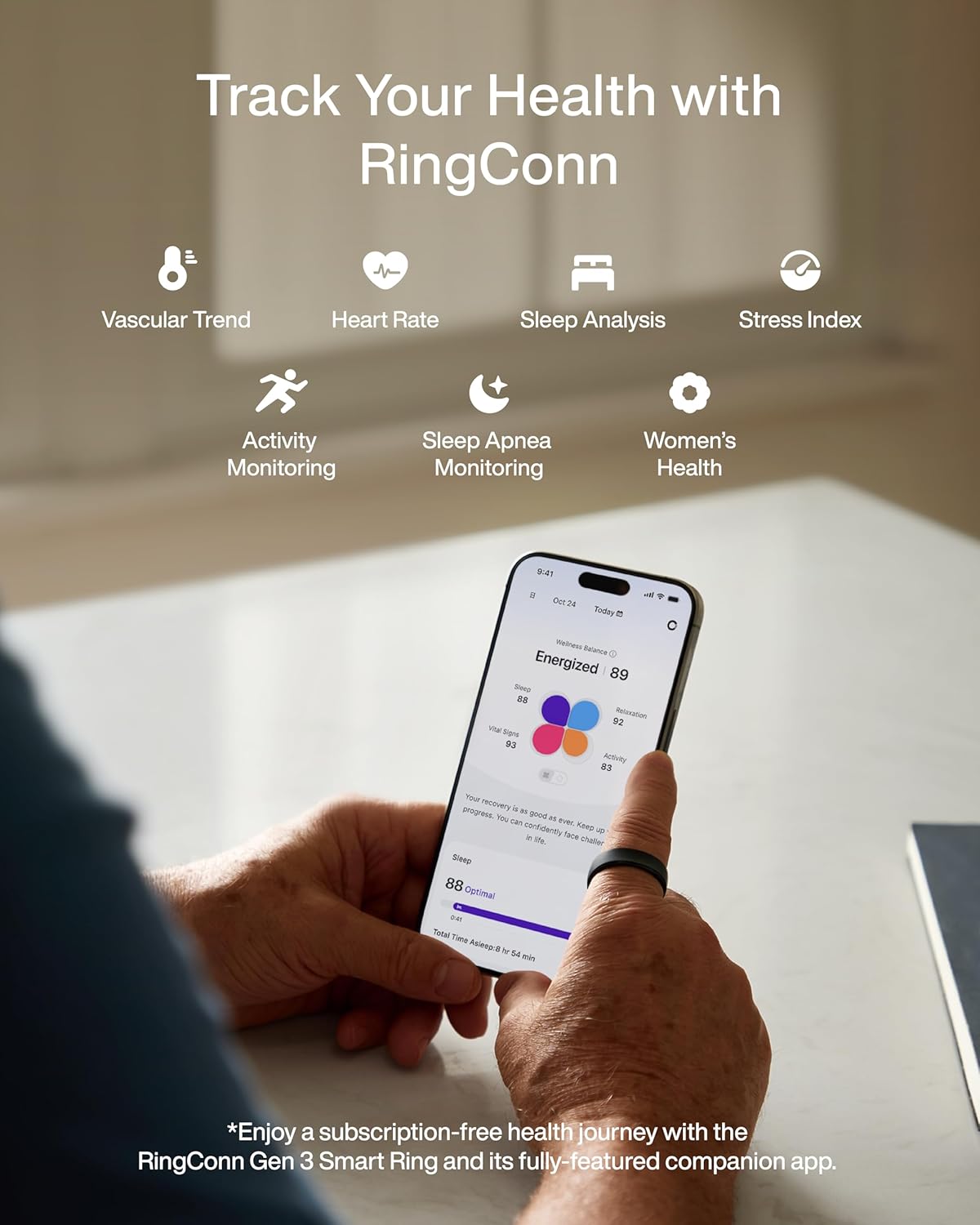 Умное кольцо RingConn Gen 3 дл – обзор и цена Daith Heart Ring