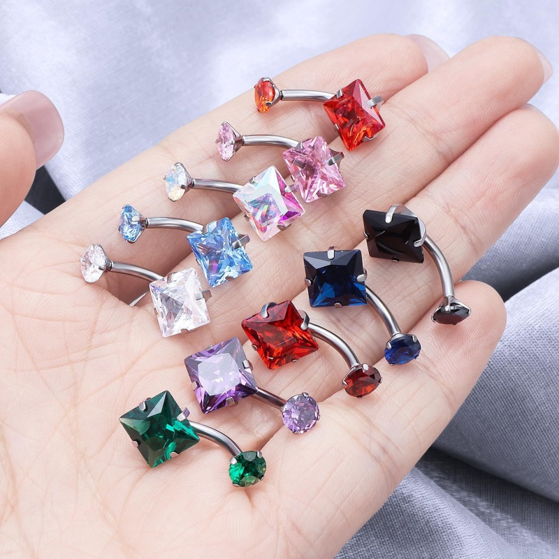F136 14G Титановое кольцо для  – обзор и цена Belly Bar Titanium