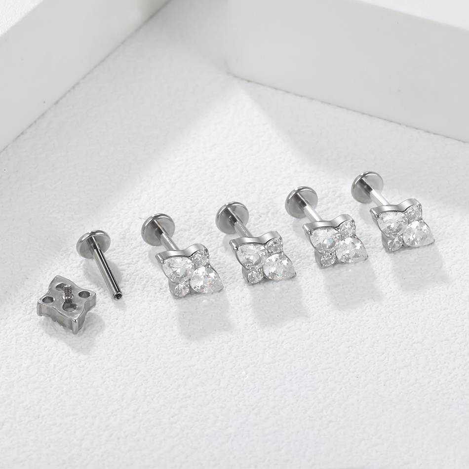 1 шт. титановая губная серьга  – обзор и цена Body Jewelry Trend