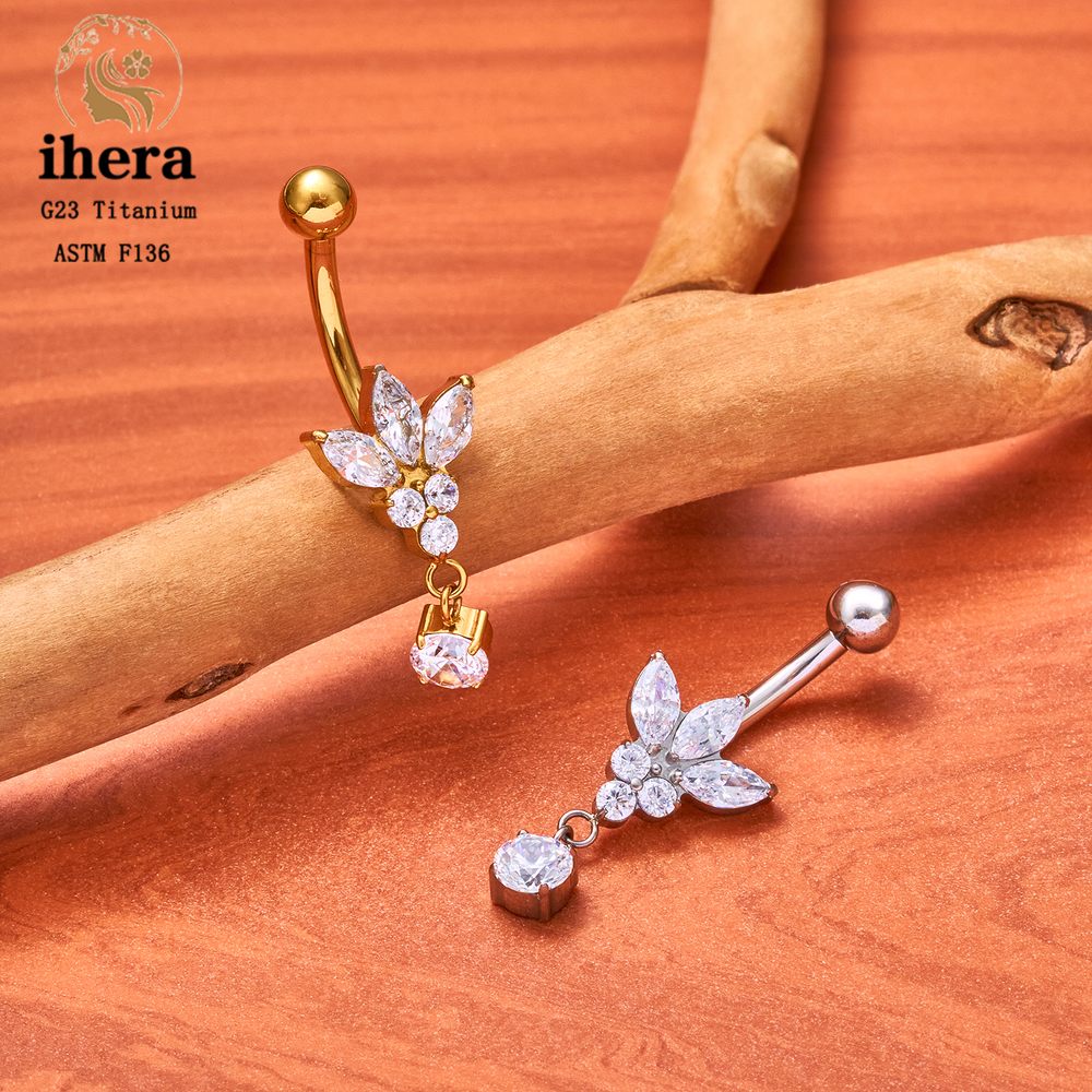 Титан ASTM F136, 14G, подвеска – обзор и цена Belly Bar Titanium
