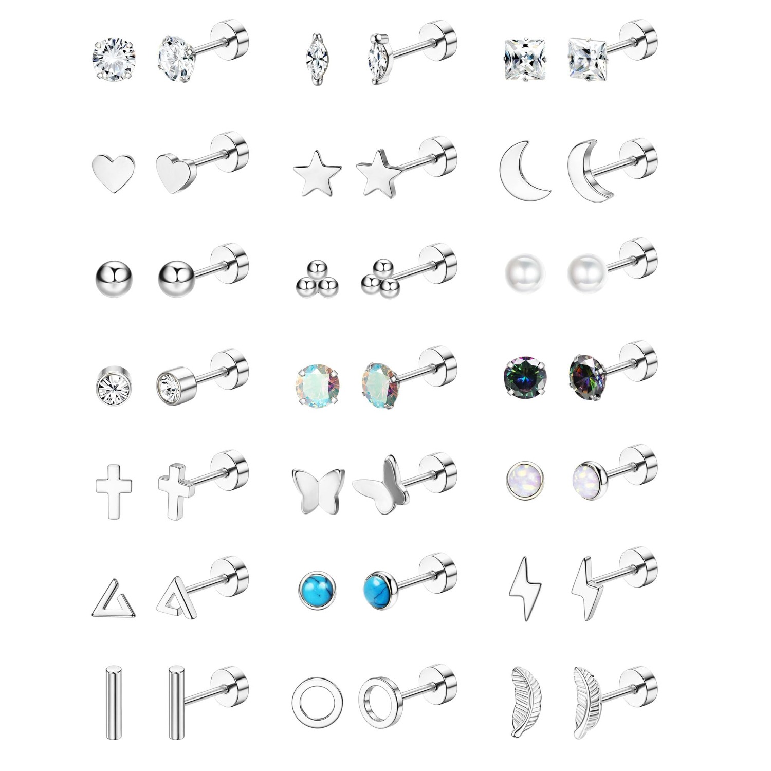 Florideco 1 пара гипоаллергенн – обзор и цена Body Jewelry Hypoallergenic