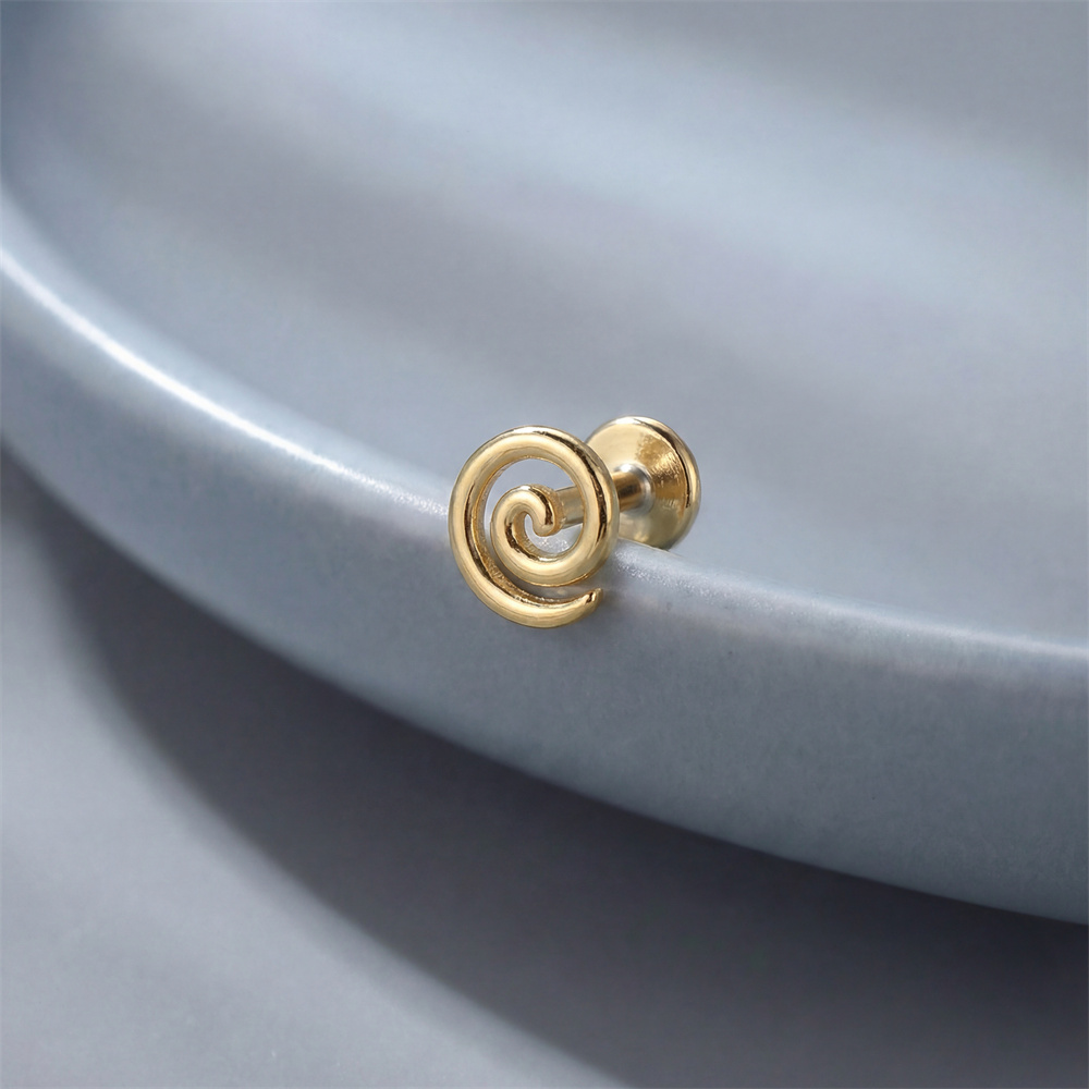 Серьги-спирали AIDE из стерлин – обзор и цена Body Jewelry Hypoallergenic