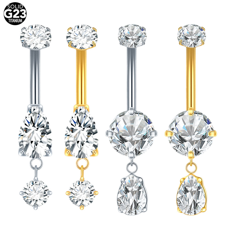 1/5 шт., титановый кристалл, ц – обзор и цена Belly Bar Titanium