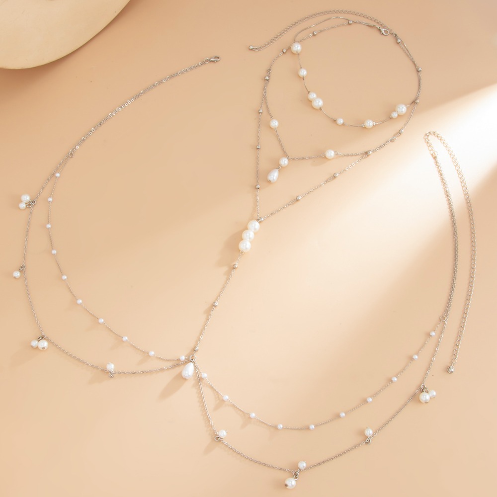 Многослойное ожерелье из искус – обзор и цена Body Jewelry For Sale