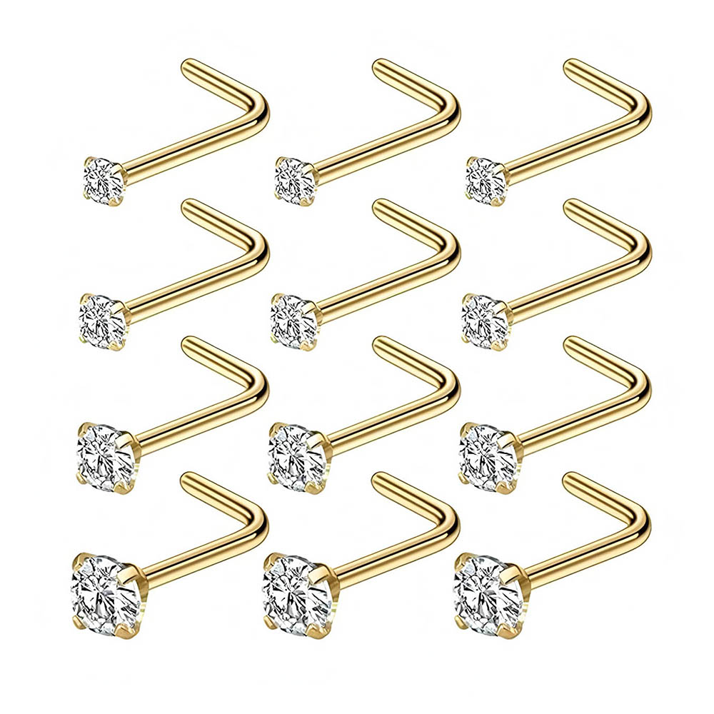 Полный набор из 12 предметов,  – обзор и цена Body Jewelry Hypoallergenic
