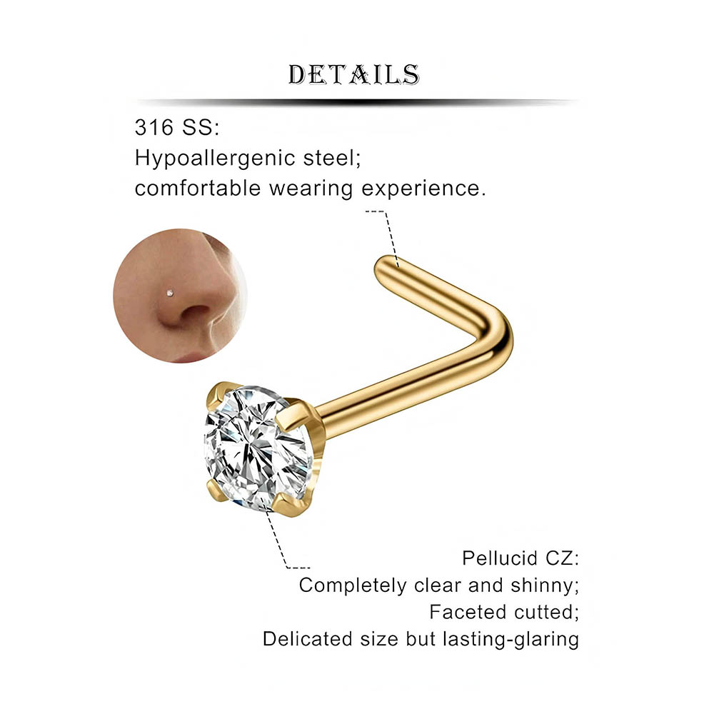 Полный набор из 12 предметов,  – обзор и цена Body Jewelry Hypoallergenic